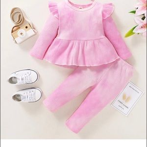 2pc baby tie dye set